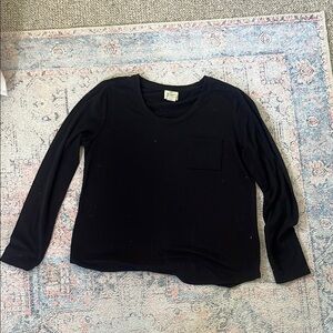 Black Long Sleeve Women's Top